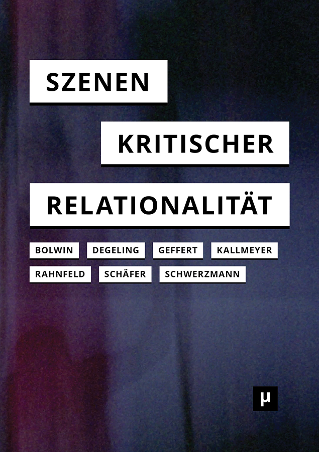 cover for Szenen kritischer Relationalität